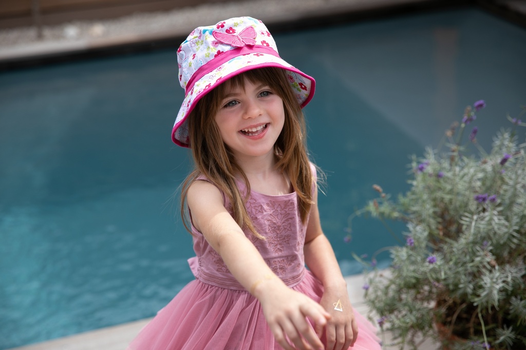 Sterntaler Kinderhut aus Baumwolle Bedruckt mit Blumen Hat Girls and